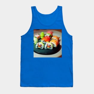 Kawaii Anime Sushi Tank Top